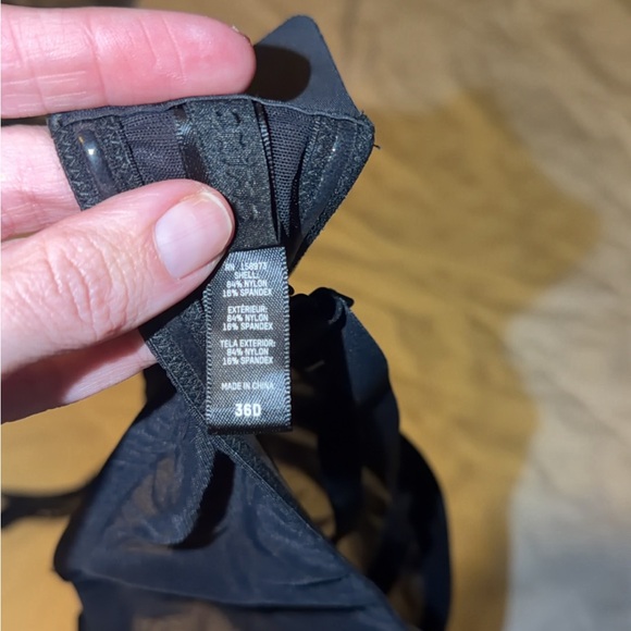 SKIMS Sheer Black Mesh Bra - Picture 3 of 4